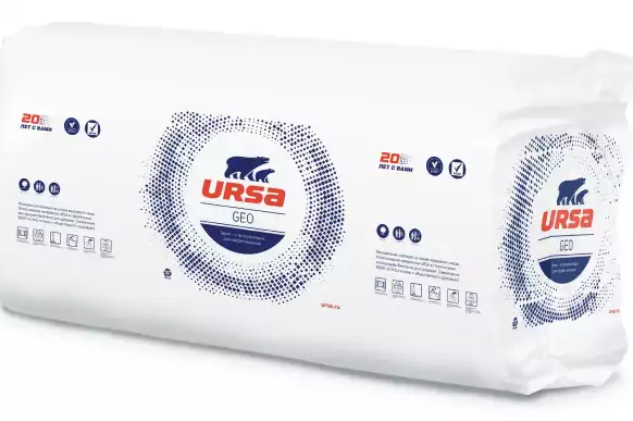 Минеральная вата URSA П-30 (1250х600х50 мм) 20 шт фото